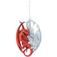 Fire & Ice Dragon Hanging Ornament