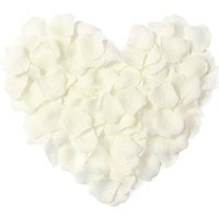 Shatchi 500pcs Ivory Silk Rose Petals Wedding Mothers Day Wedding Confetti Anniversary Table Decorations in White