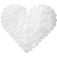 Shatchi 1000pcs White Silk Rose Petals Wedding Mothers Day Wedding Confetti Anniversary Table Decorations