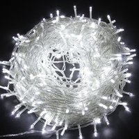 Shatchi 400LEDs Multifunction Timer Outdoor String Fairy Lights 40M Waterproof Christmas Decoration in White