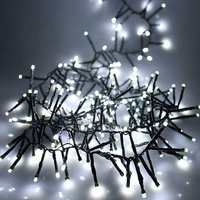 Christmas 960 LEDs Multifunction Controller 8 Effects Green Cable Cluster Lights Low Voltage