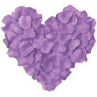 Shatchi 1000pcs Light Purple Silk Rose Petals Wedding Mothers Day Wedding Confetti Anniversary Table Decorations
