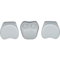 Shatchi Spa Hot Tub Luxury Comfort Set Accessory Kit (Two Headrests & Cup/Drink Holder) in White