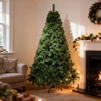 Shatchi 4FT Green Pine Christmas Tree with classic pine tips