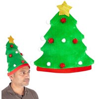 Festive Christmas Tree Hat Playful Accessory Holiday Celebrations