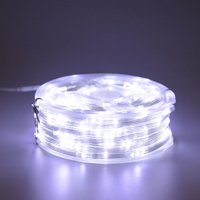 Shatchi 10m/100LEDs String Lights 8 Modes Auto Timer Fairy Lights - Flexible Indoor/Outdoor Decorations in White | Size: 1 Pack