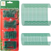 300Pcs Tree Decoration Hooks Sturdy & Durable Festive Ornaments Pack