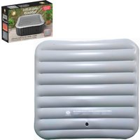 Shatchi Inflatable Square Bladder Fits All 4 Person Square Hot Tub Lid Up to 118cm in Light Grey
