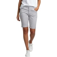 Paulo Due Women's Chino Bermuda Shorts in Grey | Size: 18