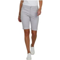 Paulo Due Women's Bermuda Chino Shorts in Mid Grey | Size: 22