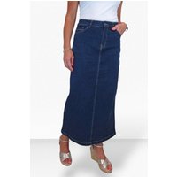 Denim Maxi Skirt Dark