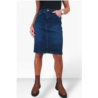 Knee Length Denim Skirt