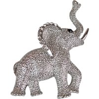 Elephant Brooch Pin Diamante Ears