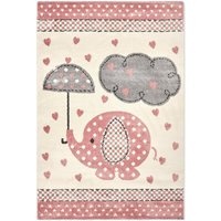 Elephant & Hearts Rug cm x 230 cm