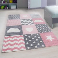 Checked Circle Rug cm diameter
