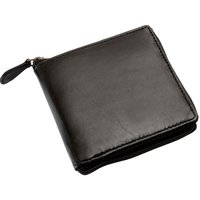 Zip Around Security Leather Wallet RFID Protection