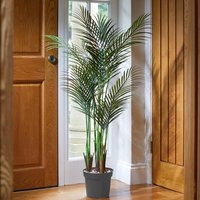 mysmartbuy Faux Phoenix Palm - 130 cm Decorative Potted Plant for Indoor Use in Green