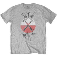 Pink Floyd The Wall Faded Hammers T-Shirt in Grey | Size: Large