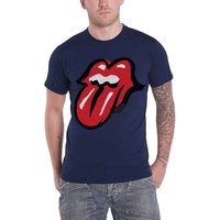 The Rolling Stones No filter Tour Tongue T-Shirt in Navy | Size: 2XL
