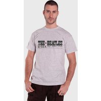 Beatles Budokan Set List Back Print T-Shirt in Grey | Size: 2XL