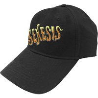 Genesis Classic Band Logo Strapback Baseball Cap in Black