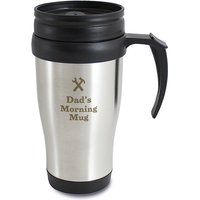 Man At Work Travel Mug Metallic