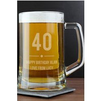 Big Age Glass Pint Stern Tankard