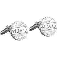 Geometric Round Cufflinks