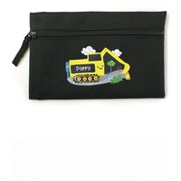 Personalised Memento Company Men's Personalised Digger Black Pencil Case