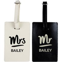 My 1st Cream Passport Holder & Luggage Tag Set