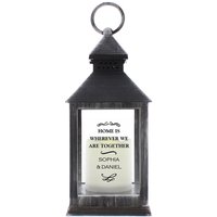 Antique Scroll Rustic Lantern