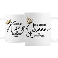 King & Queen Everything Mug Set