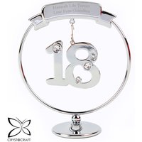 Crystocraft 18th Celebration Ornament Metallic