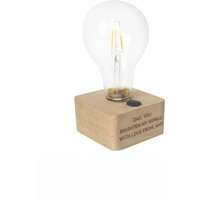Message LED Bulb Table Lamp