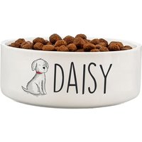 Scribble Dog 14cm Medium Pet Bowl