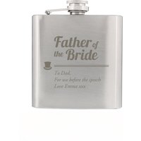 Father Bride Hip Flask