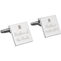Decorative Wedding Any Role Square Cufflinks
