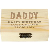 Personalised Memento Company Personalised Free Text Cooling Stones in Light Oak