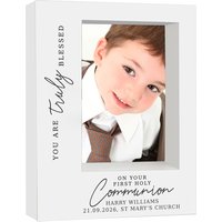 Truly Blessed First Holy Communion 5x7 Box Photo Frame