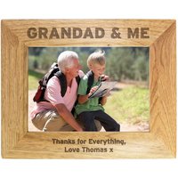 5x7 Grandad & Me Photo Frame Light
