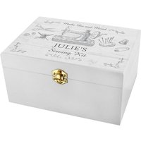 Sewing Kit Wooden Keepsake Box