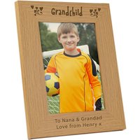 Grandchild 5x7 Oak Finish Photo Frame
