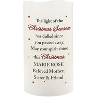 Christmas Season Memorial LED Candle