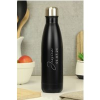Two Lines Metal Insulated Drinks Bottle