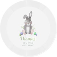 Easter Bunny Plastic Plate