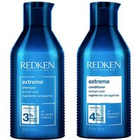 Redken Extreme Shampoo 300ml & Conditioner 300ml Duo in Clear