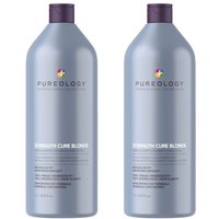 Pureology Strength Cure Blonde Shampoo 1000ml Double in Clear