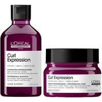 Serie Exoert Curl Expression Clarifying & Anti Build Up Shampoo & Curl Expression Hair Mask 250ml Duo
