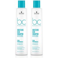 Schwarzkopf BC Clean DOUBLE Moisture Kick Shampoo 250ml in White