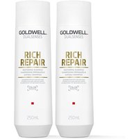 Goldwell Dual Senses Rich Repair Restoring Shampoo 250ml Double in Clear
